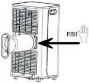 moacolor Portable Air Conditioner 16 - Installation and Adjustment Fig1
