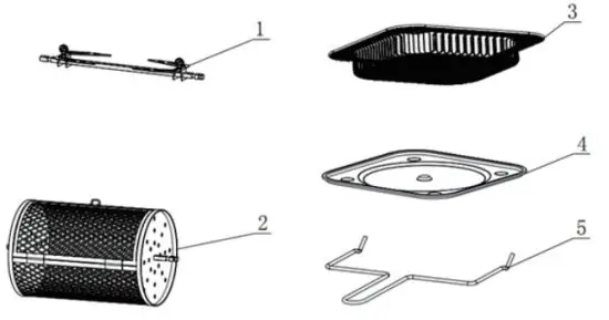 Magnani MI HA AF6 B Digital Air Health Fryer Oven 12L - Accessories