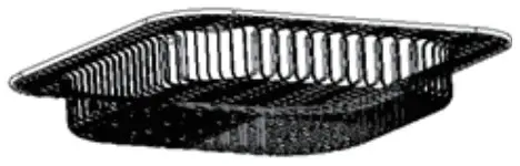 Magnani MI HA AF6 B Digital Air Health Fryer Oven 12L - MESH BASKET