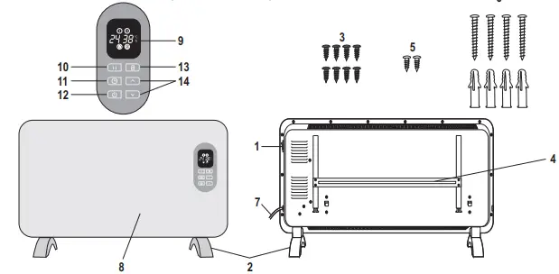 SOMOGYI FK 410 WIFI Electronic Wifi Smart Radiator-fig2