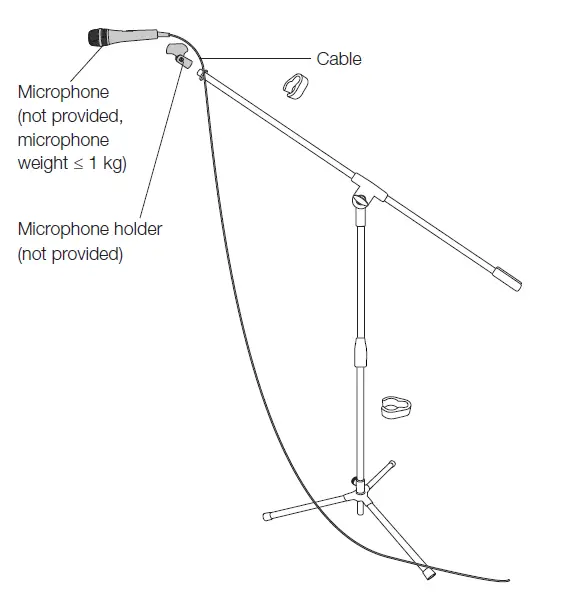 Amazon-Basics-Adjustable-Boom-Height-Microphone -fig-9