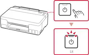 4. Turning on the Printer - 2