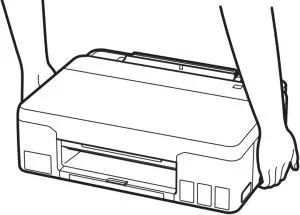 Holding the Printer 1