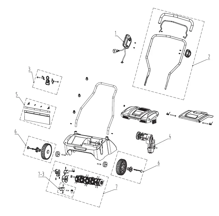 greenworks -2500600G- 14 -Inch -10A -Electric -Dethatcher -13