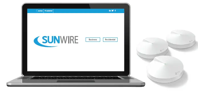 SUNWIRE-Deco-M5 AC1300 Whole-Home-Mesh-WiFi-System-