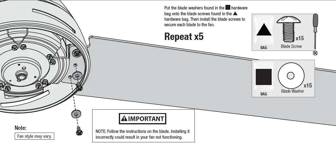 Hunter 51314 Aerodyne 52 Inch Ceiling Fan FIG 14