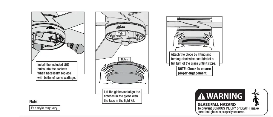 Hunter 51314 Aerodyne 52 Inch Ceiling Fan FIG 16