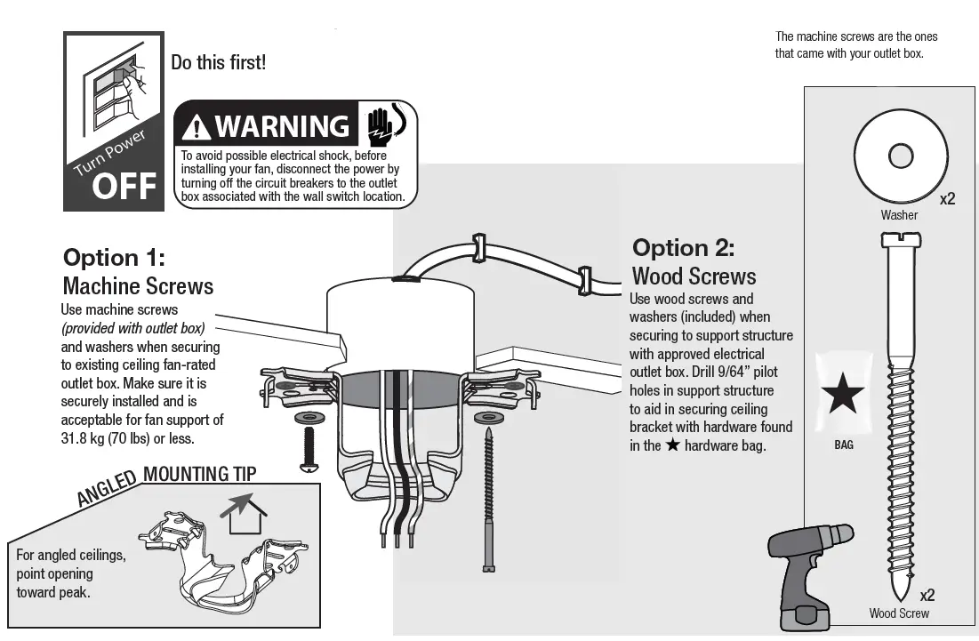 Hunter 51314 Aerodyne 52 Inch Ceiling Fan FIG 7