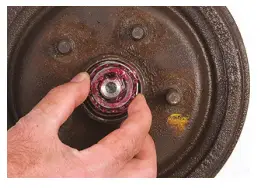 Wheel Bearing Replacement - Install Rotor/ Hub Assembly