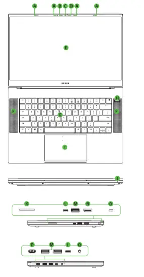 RAZER RZ09-0409AED3-R341 Blade 15 Advanced Model QHD 240Hz Laptop