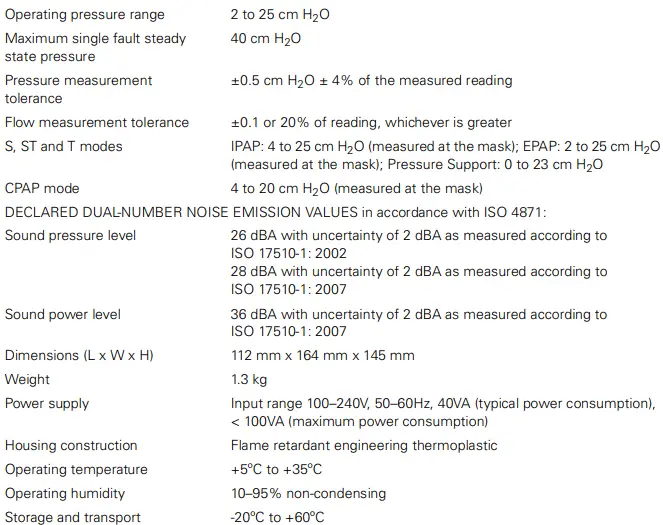 RESMED VPAP IV Positive Airway Pressure Device-fig22
