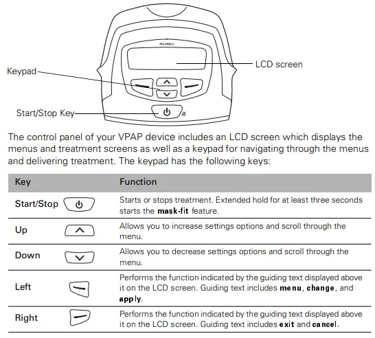 RESMED VPAP IV Positive Airway Pressure Device-fig5