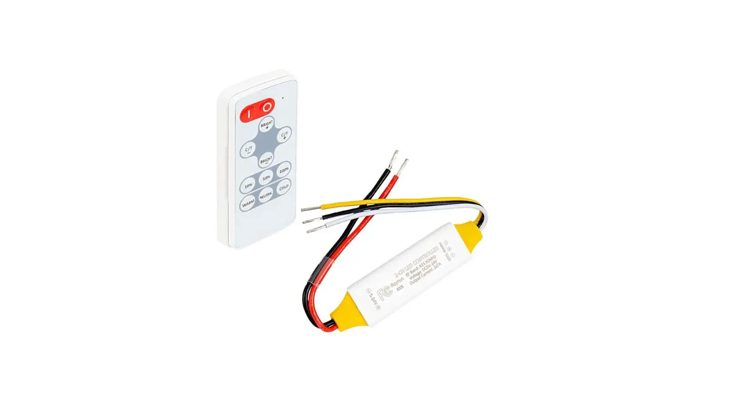 Super Bright Leds Mcbrf-vct7 Tunable White Led Controller With Wireless Rf Remote User Manual