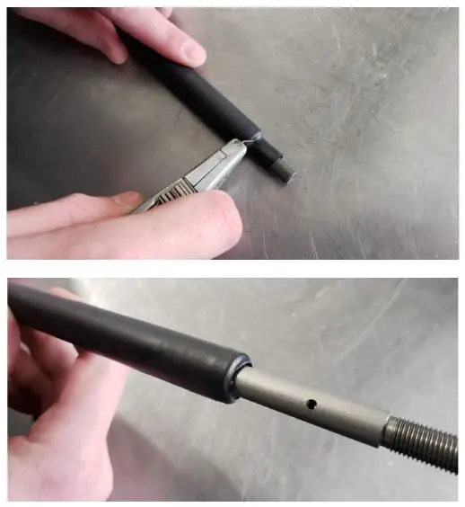 vorsprung Smashpot Bottomless Coil Spring System Instruction Manual - Push INNER TUBE into the OUTER TUBE