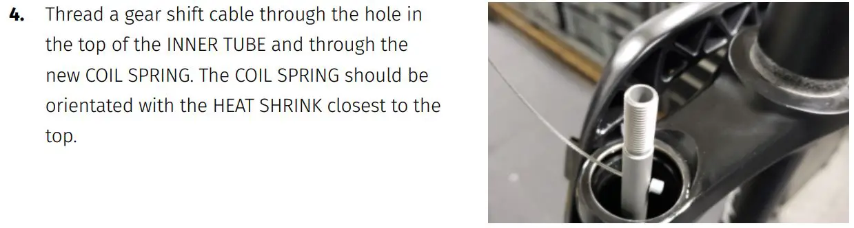 vorsprung Smashpot Bottomless Coil Spring System Instruction Manual - REMOVING & REPLACING COIL SPRING