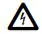 AMPROBE Lamp Tester User Manual - Warning - Electric shock icon