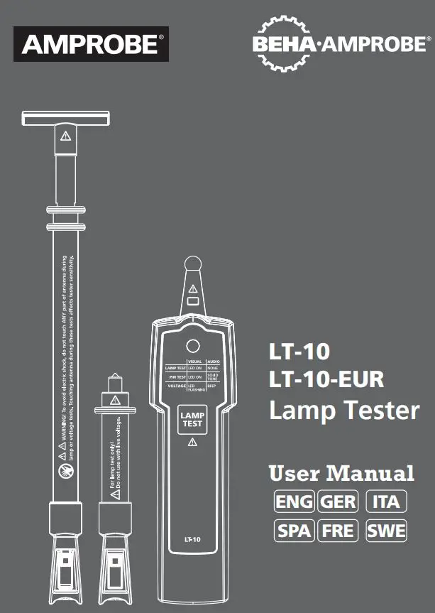 AMPROBE Lamp Tester User Manual
