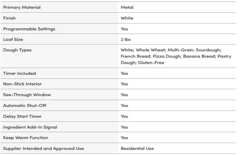 KITCHENARM 85102 19-In-1 Automatic Bread Machine figf 1