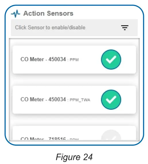 ALTA GS H2S Wireless Hydrogen Sulfide Sensor - Action Name
