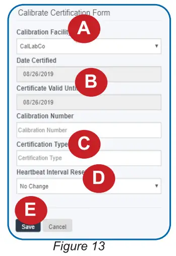 ALTA GS H2S Wireless Hydrogen Sulfide Sensor - Calibration Certificate