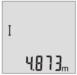 BOSCH GLM 40 Professional Laser Range Finder - Measuring functions 1