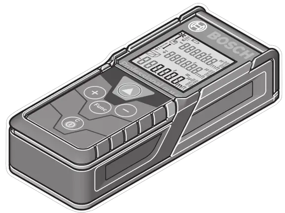 BOSCH GLM 40 Professional Laser Range Finder - cover