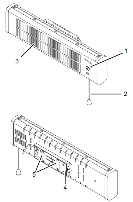 TROTEC IR 1200 S Radiant Heater - divic depint