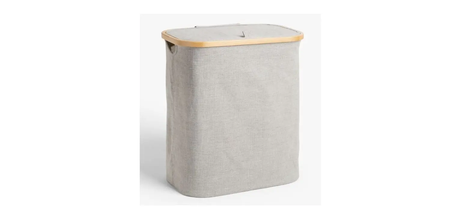 John Lewis 80140528 Bamboo Rim Laundry Hamper User Guide
