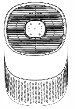 QuFresh QFAP-210 3 Stage Filtration HEPA Compact Air Purifier -Fig 11