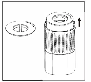 QuFresh QFAP-210 3 Stage Filtration HEPA Compact Air Purifier -Fig 24