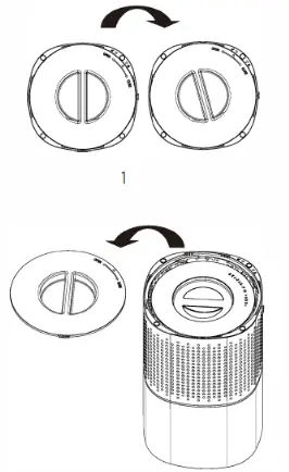 QuFresh QFAP-210 3 Stage Filtration HEPA Compact Air Purifier - Fig 4