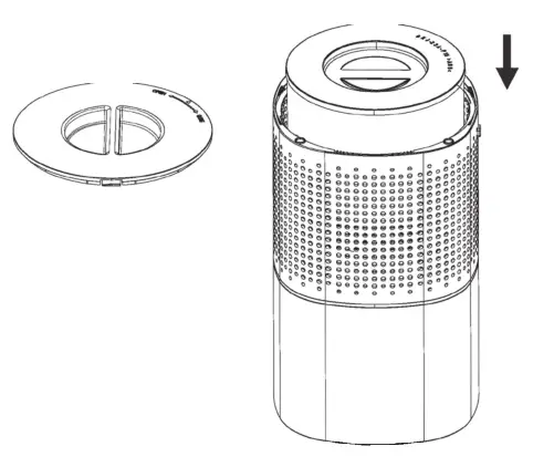 QuFresh QFAP-210 3 Stage Filtration HEPA Compact Air Purifier -Fig 8