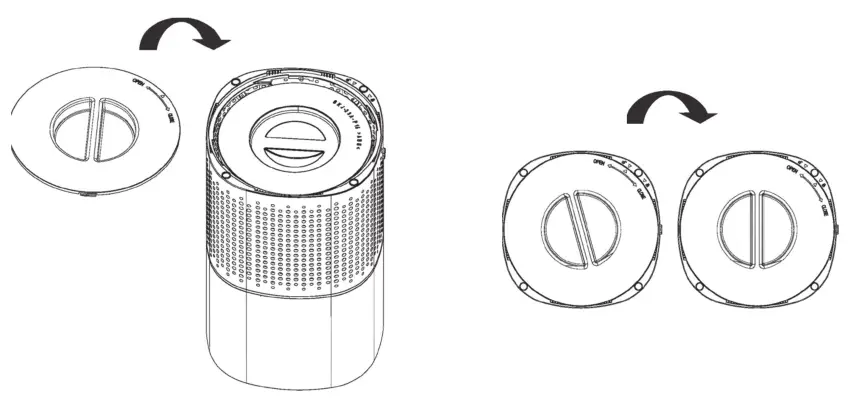 QuFresh QFAP-210 3 Stage Filtration HEPA Compact Air Purifier -Fig 9
