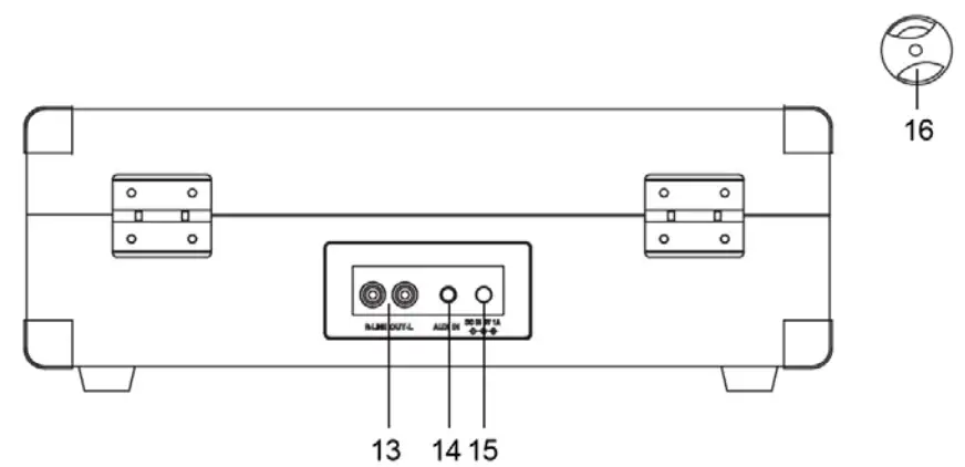 CROSLEY CR8019A Journey Turntable - Product Description 2