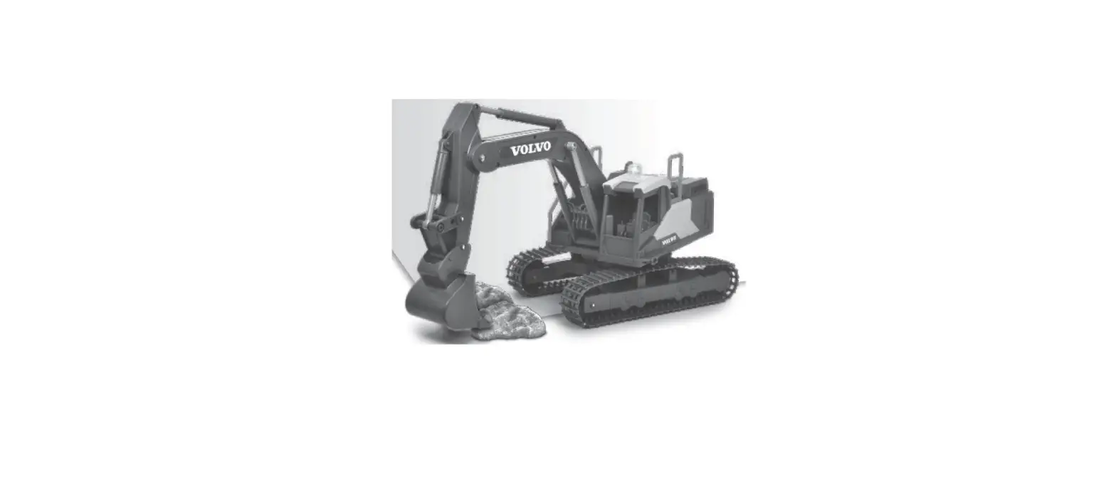 Dickie 203729018 Rc Volvo Mining Excavator Instruction Manual Dickie 203729018 Rc Volvo Mining Excavator Instruction Manual