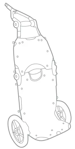 BURLEY Travoy Cargo Trailer Black - Replacement Parts