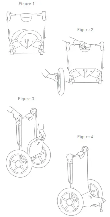 BURLEY Travoy Cargo Trailer Black - Unfolding Your Trailer