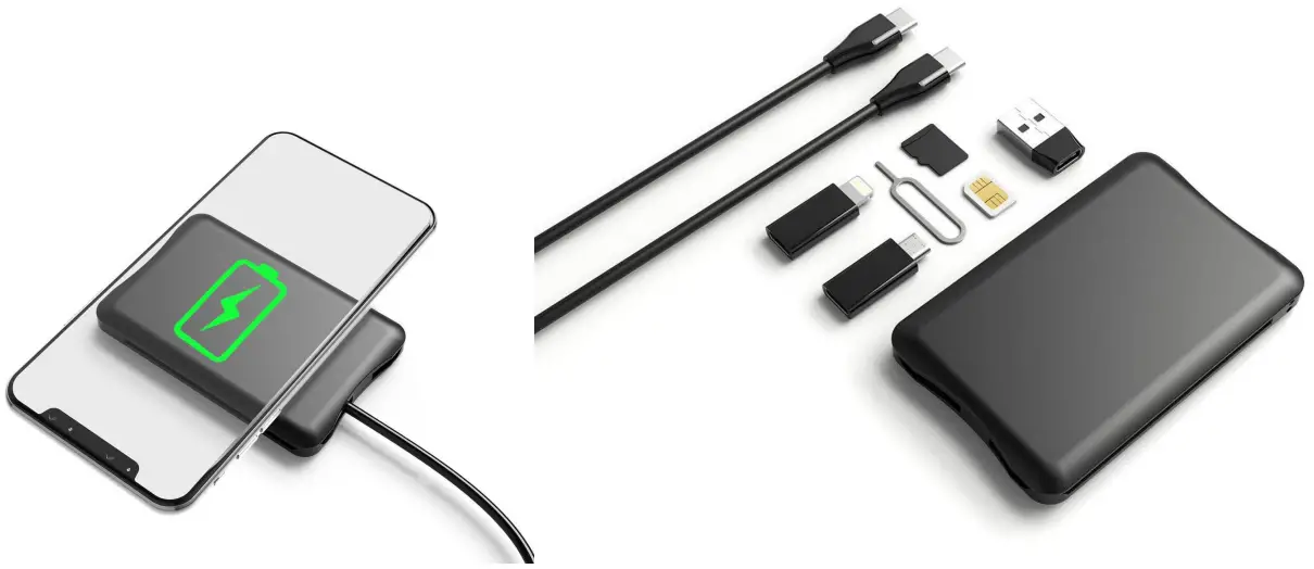 Shenzhen Tong Yuan Da Technology M7-W Data Cable Box With Wireless Charger