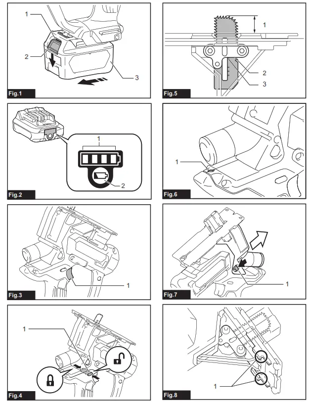 makita SD100D Cordless Drywall Saw - fig