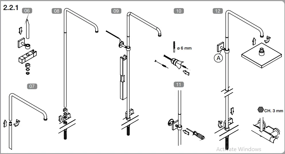 kamody-U-5550L-PN-THERMOSTATIC-EXPOSED-MIXER-fig-2