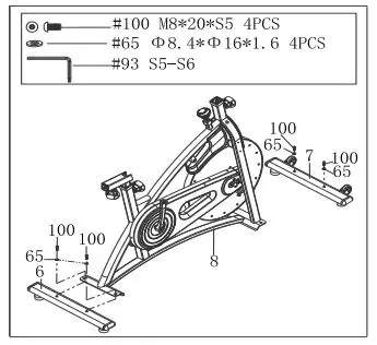 SUNNY-SF-B1877-Smart-Magnetic-Belt-Drive-Indoor-Cycling-Bike-FIG-5