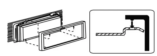 JENSEN Navigation Receiver User Guide - Using the Cosmetic Trim Ring
