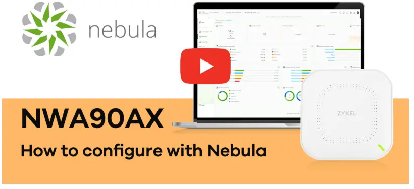 ZYXEL NWA90AX 802.11ax Dual-Radio PoE Access Point - app1