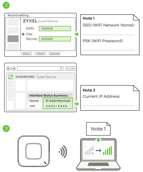 ZYXEL NWA90AX 802.11ax Dual-Radio PoE Access Point - app12