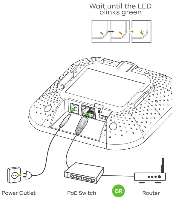 ZYXEL NWA90AX 802.11ax Dual-Radio PoE Access Point - app3