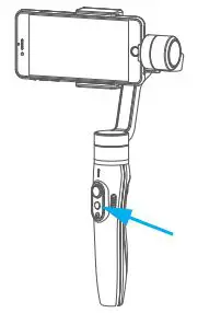 FEIYUTEK VIMBLE 2 3-Axis Stabilized Handheld Gimbal for Smartphone User Manual - Enter motion control mode