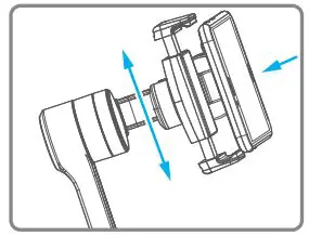 FEIYUTEK VIMBLE 2 3-Axis Stabilized Handheld Gimbal for Smartphone User Manual - Insert smartphone