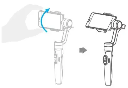 FEIYUTEK VIMBLE 2 3-Axis Stabilized Handheld Gimbal for Smartphone User Manual - Manual Lock