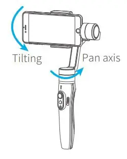 FEIYUTEK VIMBLE 2 3-Axis Stabilized Handheld Gimbal for Smartphone User Manual - Set rotation end position