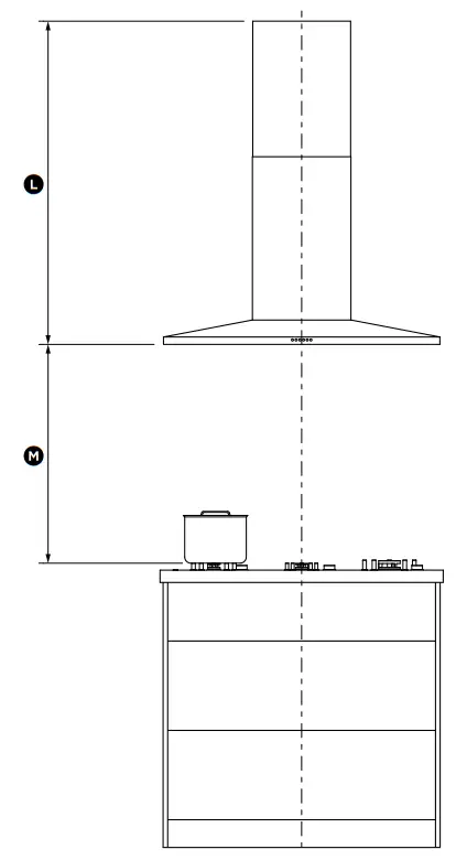 FISHER PAYKEL HC90PLX4 Chimney Pyramid Rangehood - rangehood